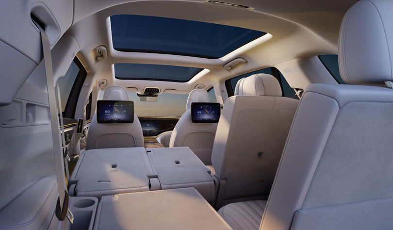 Progressive and luxurious: the interior of the new EQS SUV