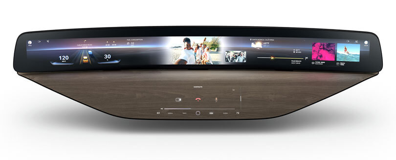CONTINENTAL SHOWCASES CURVED DISPLAY WITH INVISIBLE CONTROL PANEL